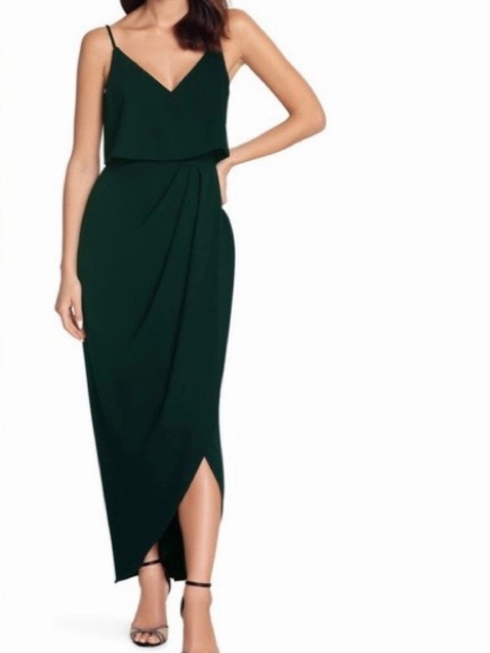 XSCAPE Faux Wrap Dress